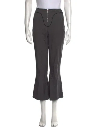 Pre-owned Anna October Wide Leg Pants In Gray