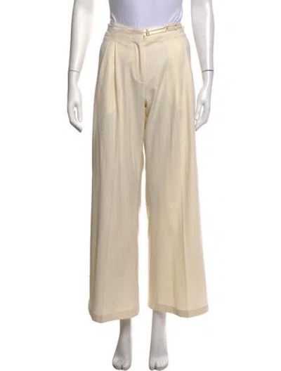 Pre-owned Anna October Wide Leg Pants In Neutrals