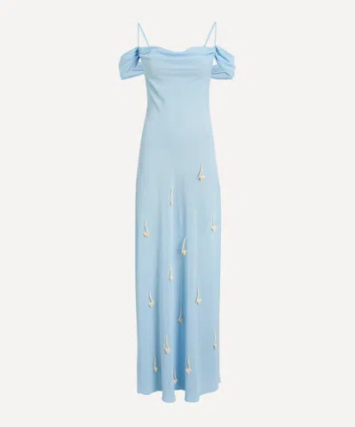 Anna October Women's Naomi Maxi Dress In Blue
