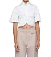 Anna Quan Abby Shirt In Swan In Multi