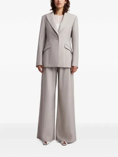 Anna Quan Avedon Single-breasted Blazer In Gray