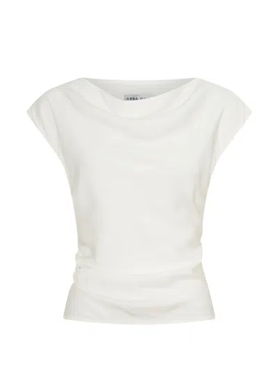 Anna Quan Bessette Cowl-neck Top In Multi