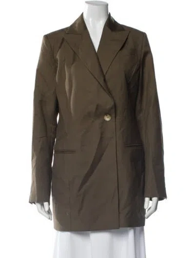 Pre-owned Anna Quan Blazer In Brown