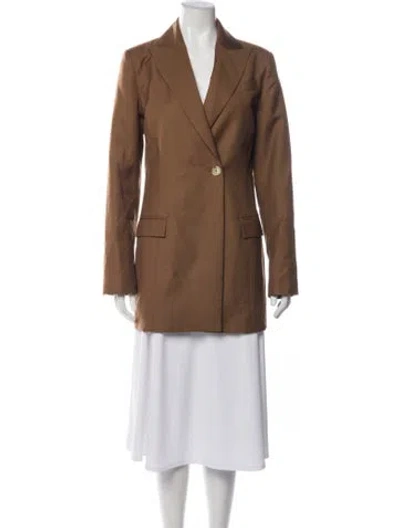 Pre-owned Anna Quan Blazer In Brown