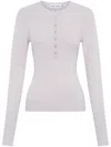 Anna Quan Button-down Collar T-shirt In Violett
