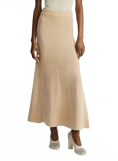 Anna Quan Campbell Midi Skirt In Camel In Neutral