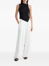 Anna Quan Celia Draped Top In Black
