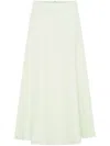 Anna Quan Clara Mid-rise Midi Skirt In Green