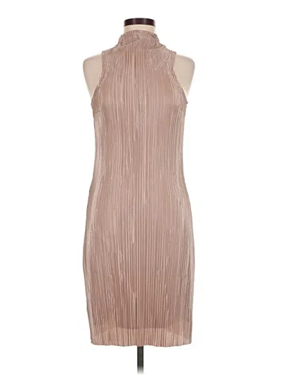 Pre-owned Anna Quan Cocktail Dress In Tan