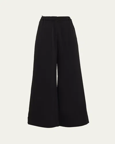 Anna Quan Dylan Wide-leg Pants In Black