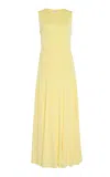Anna Quan Illaria Jersey Maxi Dress In Yellow