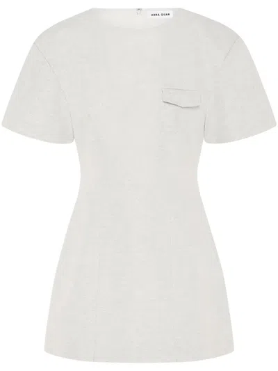 Anna Quan Jorja T-shirt Dress In White
