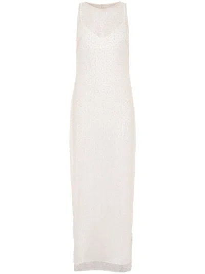 Anna Quan Kaia Maxi Dress In Cream