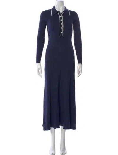 Pre-owned Anna Quan Long Dress In Blue