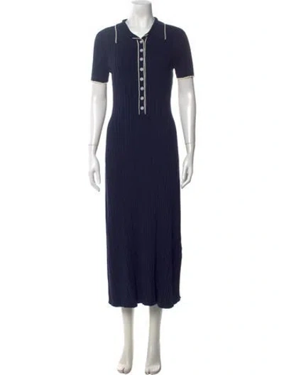 Pre-owned Anna Quan Long Dress In Blue