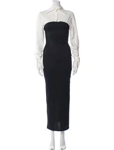 Pre-owned Anna Quan Long Dress In Blue