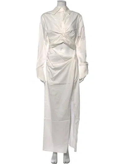 Pre-owned Anna Quan Long Dress W/ Tags In White