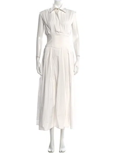 Pre-owned Anna Quan Long Dress In White