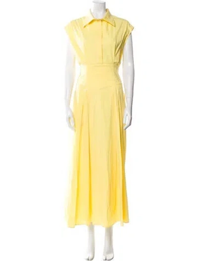 Pre-owned Anna Quan Long Dress In Yellow