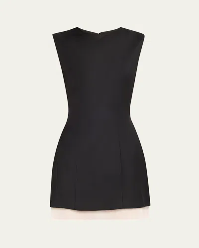 ANNA QUAN MABEL HIGH-NECK MINI DRESS