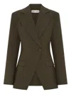 Anna Quan Merle Blazer In Green