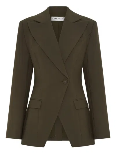 Anna Quan Merle Blazer In Green