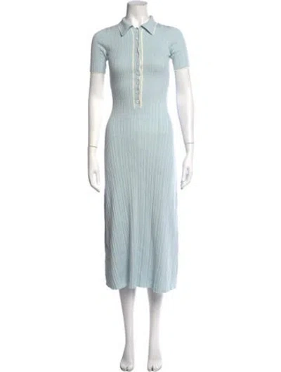 Pre-owned Anna Quan Midi Length Dress In Blue