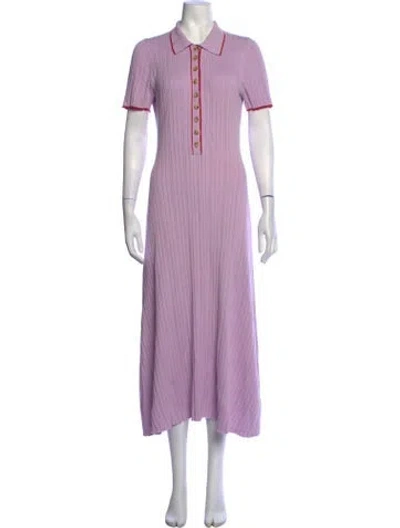 Pre-owned Anna Quan Midi Length Dress In Purple