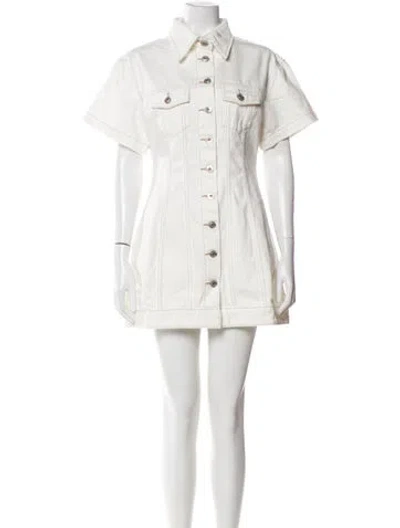 Pre-owned Anna Quan Mini Dress In White