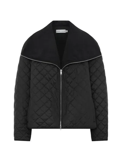 Anna Quan Morandi Quilted Jacket In Black