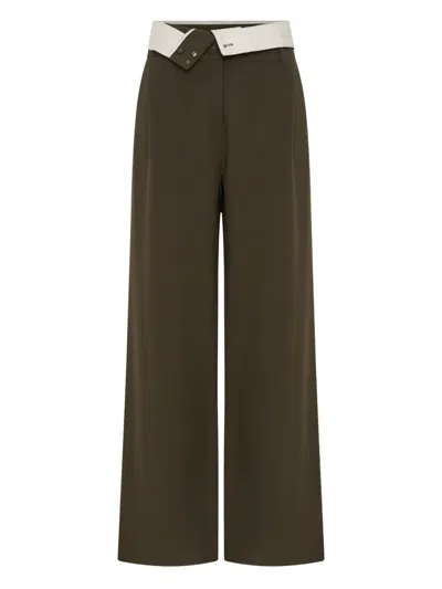 Anna Quan Nyx Trousers In Brown