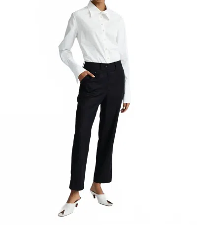 Anna Quan Odessa Long Sleeve Shirt In Swan In Multi