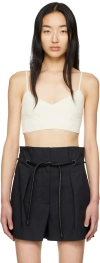 Anna Quan Off-white Saskia Camisole In Silence