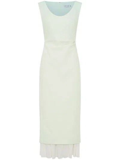 Anna Quan Olivia Maxi Dress In Lime