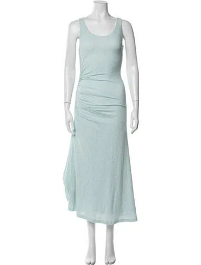 Pre-owned Anna Quan Printed Long Dress W/ Tags In Multi