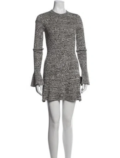 Pre-owned Anna Quan Printed Mini Dress W/ Tags In White
