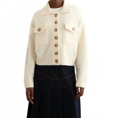 Anna Quan Reagan Boucle Knit Jacket In Silence In Multi