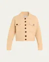 Anna Quan Reagan Bouclé Knit Jacket In Neutral
