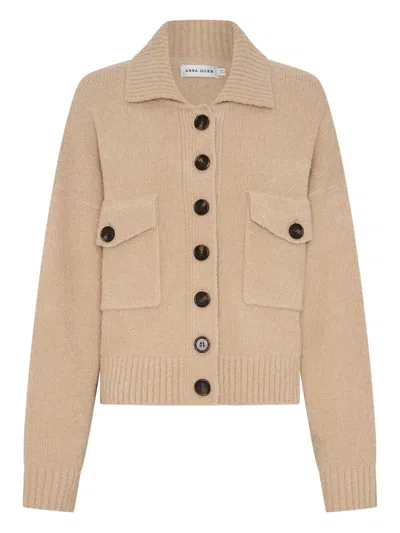 Anna Quan Reagan Buttoned Cardigan In Neutral