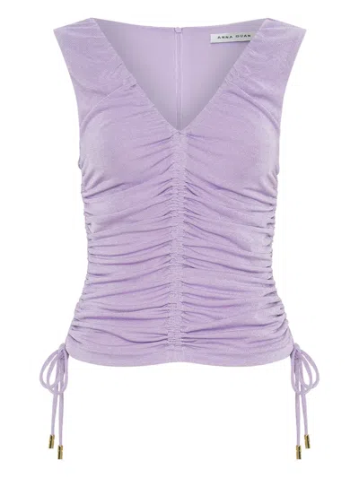 Anna Quan Smocked Top