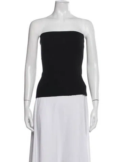 Pre-owned Anna Quan Strapless Crop Top W/ Tags In White