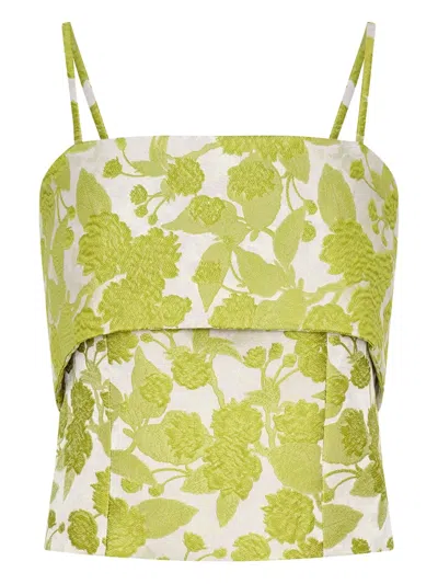 Anna Quan Tilly Floral-print Layered Top In Multi