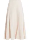 Anna Quan Clara Tweed Maxi Skirt In Pink