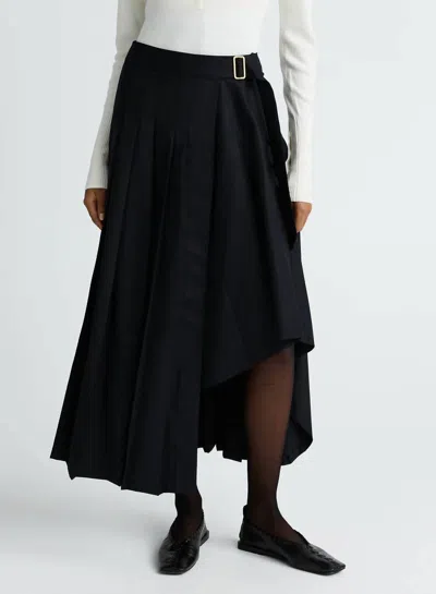 Anna Quan Virginia Midi Skirt In Black
