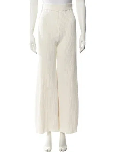 Pre-owned Anna Quan Wide Leg Pants In Neutral
