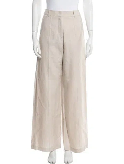 Pre-owned Anna Quan Wide Leg Pants W/ Tags In Neutral