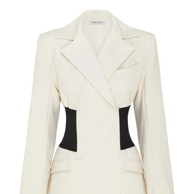 Anna Quan Willa Blazer In White