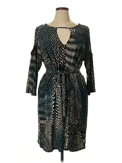 Pre-owned Anna Scholz Casual Dress In Teal