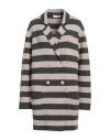Anna Seravalli Woman Cardigan Military Green Size 8 Merino Wool, Viscose, Polyamide, Cashmere In Green