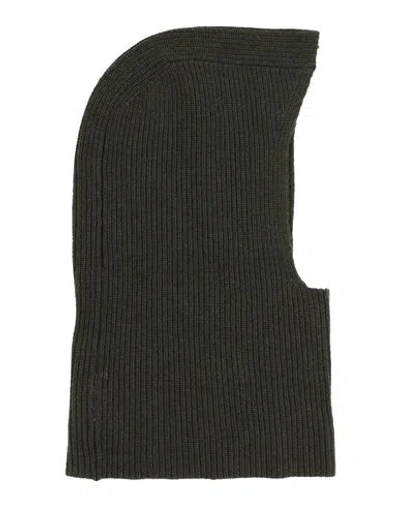 Anna Seravalli Woman Hat Dark Green Size Onesize Merino Wool, Viscose, Polyamide, Cashmere